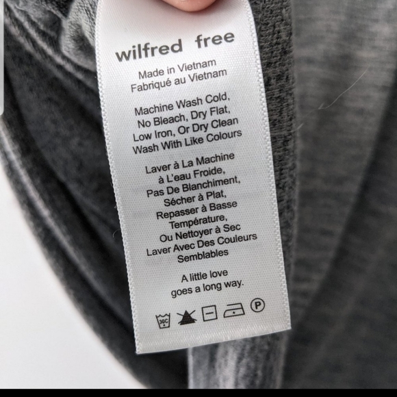 *2 for 40* Aritzia Wilfred Free Gail Dress in grey - Picture 10 of 12
